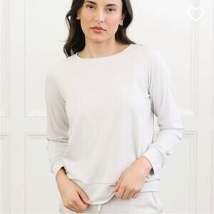 Cozy Earth Bamboo Crew Pullover Sz S